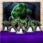 Festa Aniversário Hulk Decoração Kit Prata