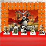 Festa Aniversário Kung Fu Panda Decoração Infantil Kit Ouro