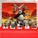 Festa Aniversário Kung Fu Panda Kit Prata Decoração