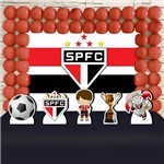 Festa Aniversário São Paulo Futebol Decoração Kit Ouro
