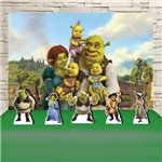 Festa Aniversário Shrek Decoração Kit Prata Cenários