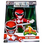 Figura Jada Metal Power Rangers 4 Red Ranger - DTC