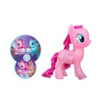 Figura My Little Pony com Luz - 20 Cm - Amigas Brilhantes - Pinkie Pie - Hasbro