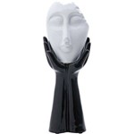 Figurino de Máscara 31cm - Prestige - Branco / Preto