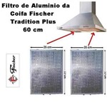 Filtro de Aluminio Lavável Coifa Tradition Plus 60cm Fischer