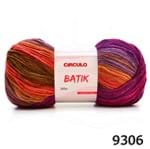 Fio Batik Círculo 100g 9306 - Preto/rosa/azul