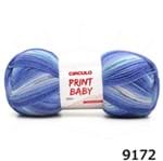 Fio Print Baby 100g 9172 - Azul/azul Royal