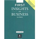 First Insights Into Business Challenges Teacher Book - New Edition (- New Editionw Revision-Bec)