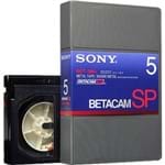 Fita Cassette Sony BCT-5MA Betacam SP Vídeo 5 Minutos (Pequena) Fita Cassette Sony BCT-5MA Betacam SP Video 5 Minutos (Pequena)