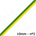 Fita Gorgurão Bandeira Brasileira C/ 10 Metros 10mm - Nº2