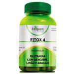 Fitox 4 Contém 120 Cápsulas 500 Mg Termogênico Fitoplant
