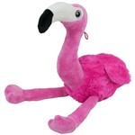 Flamingo de Pelúcia Rosa Fofo da BBR TOYS