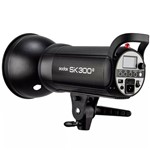 Flash Tocha 300W Godox SK-300II com Rádio Flash Embutido para Estúdio Fotográfico