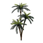 Flor e Arte-Árvore Palmeira Cycas Artificial X44 Verde 1,77m-04245-001