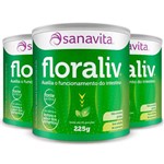 Floraliv Fibras Prebióticas - 3 Un de 225 Gramas - Sanavita