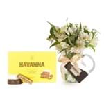 Flores com Caixa Alfajor Havanna