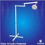 Foco Cirúrgico Bicolor - Pedestal Vet - Delta Life - Cód: Dl5002