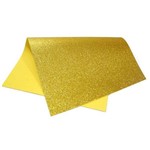 Folha de Eva 40x60cm - Glitter Ouro - 5 Unidades