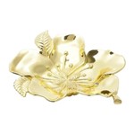Folha Decorativa em Zamac Dourada Orchid Prestige