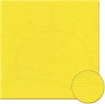 Folha para Scrapbook Cardstock Liso Amarelo