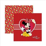 Folha para Scrapbook Dupla Face Disney Toke e Crie Minnie Mouse 1 Guirlanda - 19295 - SDFD001