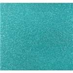 Folha Scrapbook Puro Glitter Azul Turquesa Ref.15339-SDPG11 Toke e Crie