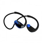Fone de Ouvido Bluetooth 4.1 Sport Som Grave Potente com 10 Horas de Música - Azul