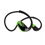 Fone de Ouvido Bluetooth 4.1 Sport Som Grave Potente com 10 Horas de Música - Verde