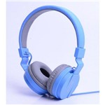 Fone de Ouvido Estereo e Dobravel Azul Dotcell Dc-f255