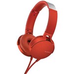 Fone de Ouvido Headphone Mdr-xb550/r - Sony (vermelho)