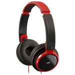 Fone de Ouvido JVC Vermelho - Série Compactos e Dobráveis Ha-S200-R-J