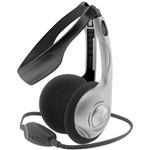 Fone de Ouvido Koss KTX 16 Headphone Cinza/Preto Over-ear Controle de Volume