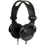 Fone de Ouvido Koss R 10 Over-Ear Headphone Preto Haste Ajustável