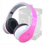 Fone Ouvido Favix B01 Headset Sem Fio FM Sd Card Rosa Bluetooth