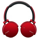 Fone Ouvido Sony Bluetooth com Microfone Mdr-xb650bt Vermelho