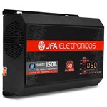 Fonte Automotiva Jfa 150A 7000W Sci Carregador Bateria Bivolt Automático Led Voltímetro Amperímetro
