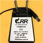Fonte Carregador para Teclado Yamaha 12v 1A para Modelos PSR Bivolt
