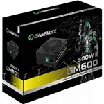 Fonte Gamemax 600w Real 80 Plus Bronze Gm600