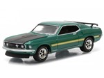 Ford: Mustang Mach 1 (1969) - Verde - GL Muscle - Série 15 - 1:64 - Greenlight 180398
