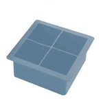 Forma de Gelo 4 Cubos Silicone Azul 11X11CM - 33089
