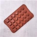 Forma para Chocolate em Silicone Marrom