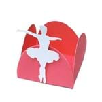 Forminha Decorativa para Doces Bailarina Rosa 24un Lulli Fest