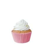 Forminha Mini Cupcake Impermeável Rosa Bebê C/45 - Mago