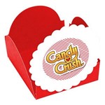 Forminhas para Doces Candy Crush Vermelha - 10 Unds