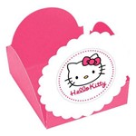 Forminhas para Doces Hello Kitty Rosa Claro- 10 Unds