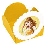 Forminhas para Doces Princesas Disney Amarela 10 Unds