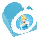 Forminhas para Doces Princesas Disney Azul Claro 10 Unds