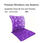 Forrações de Assento - Caixa de Ovo Quadrada com Encosto (gel - Encosto Inflável) - Bioflorence - Cód: 103.0049