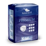 Fralda Geriatrica Amoravel Premium M com 10 Unidades