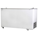 Freezer Horizontal 503 L Congelador com Tampa de Vidro Fricon 220 V